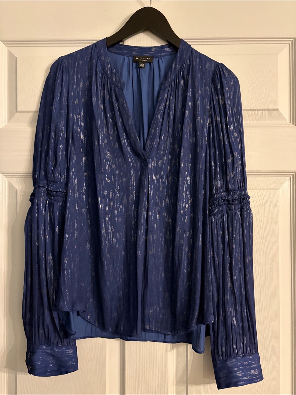 Current Air Shimmering Navy Shirt size L